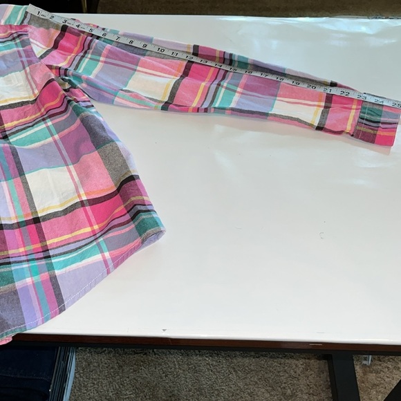 Rockies Long Sleeve Western Style Button Down Plaid Shirt Size M - Picture 11 of 16